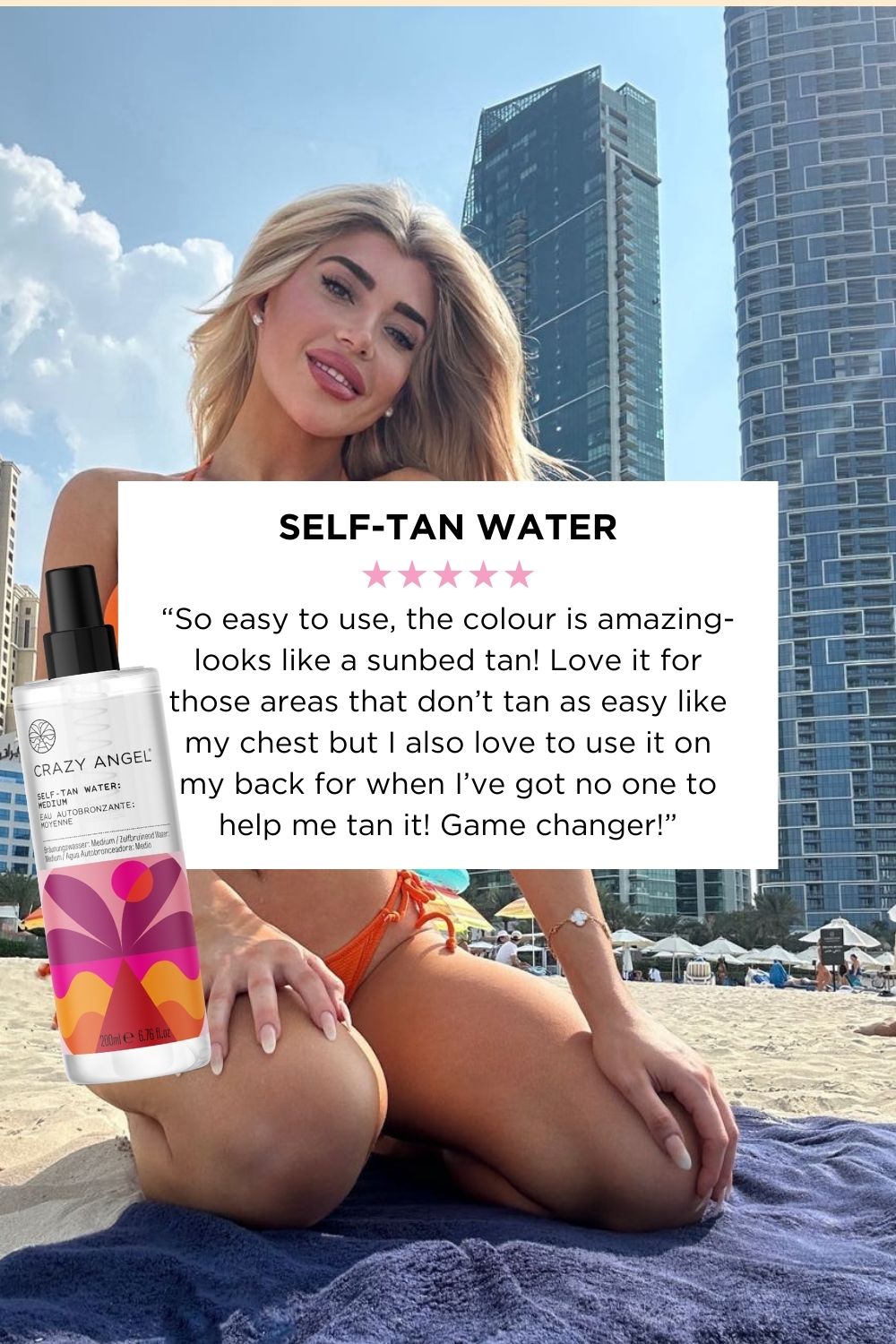 Self-Tan Water - Crazy Angel