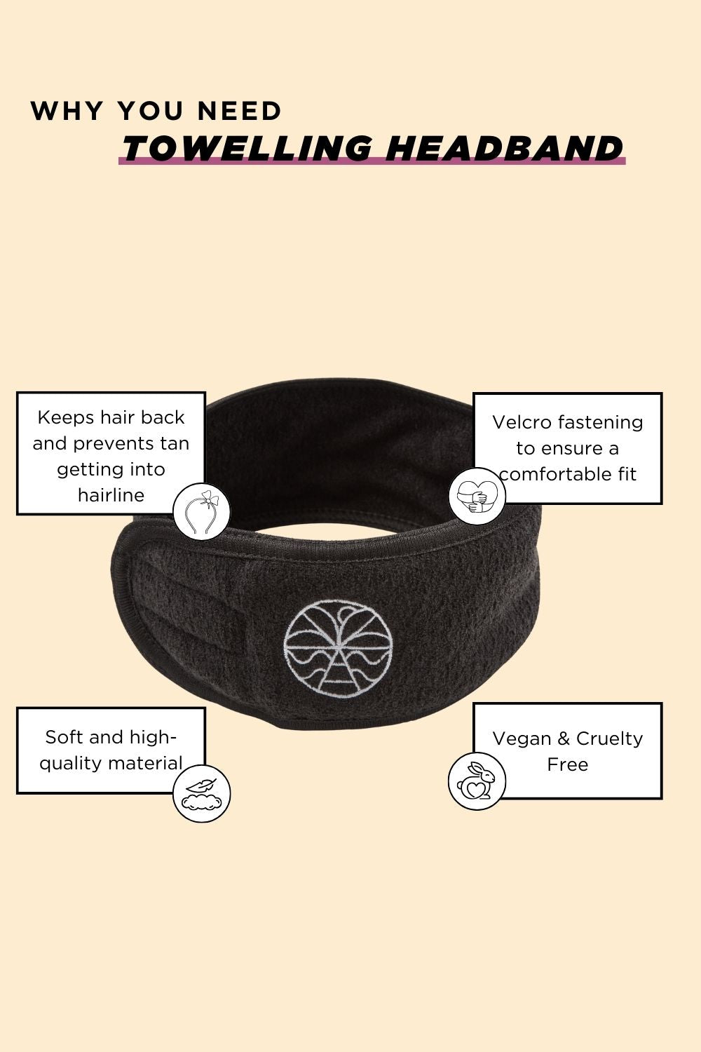 Towelling Headband